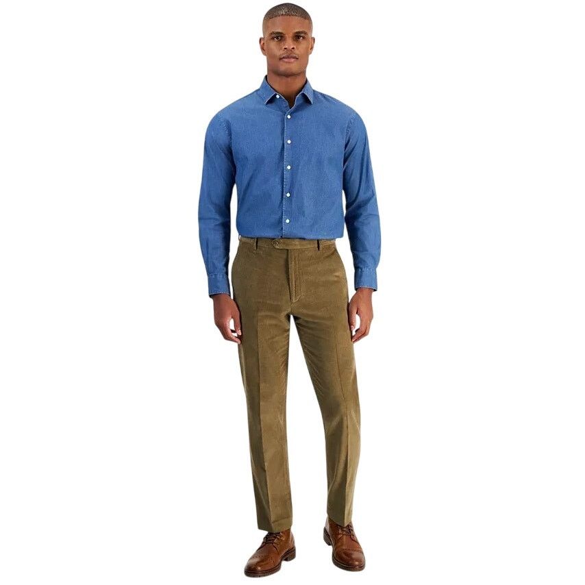 Tommy Hilfiger Tommy Hilfiger Men's Corduroy Cotton Modern Pants 44x30 Size US 44 / EU 60 - 4 Thumbnail