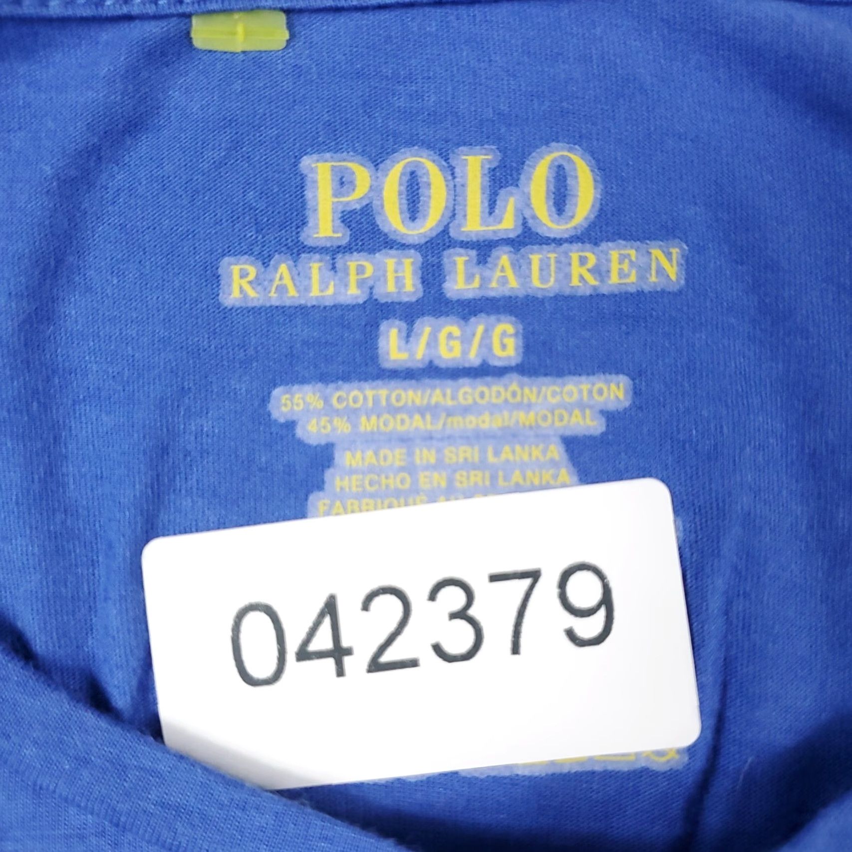 Ralph Lauren Ralph Lauren T Shirt Mens L Blue Pony Casual Short Sleeve Logo Comfort Regular Crew Neck Shirt Men Size US L / EU 52-54 / 3 - 8 Thumbnail
