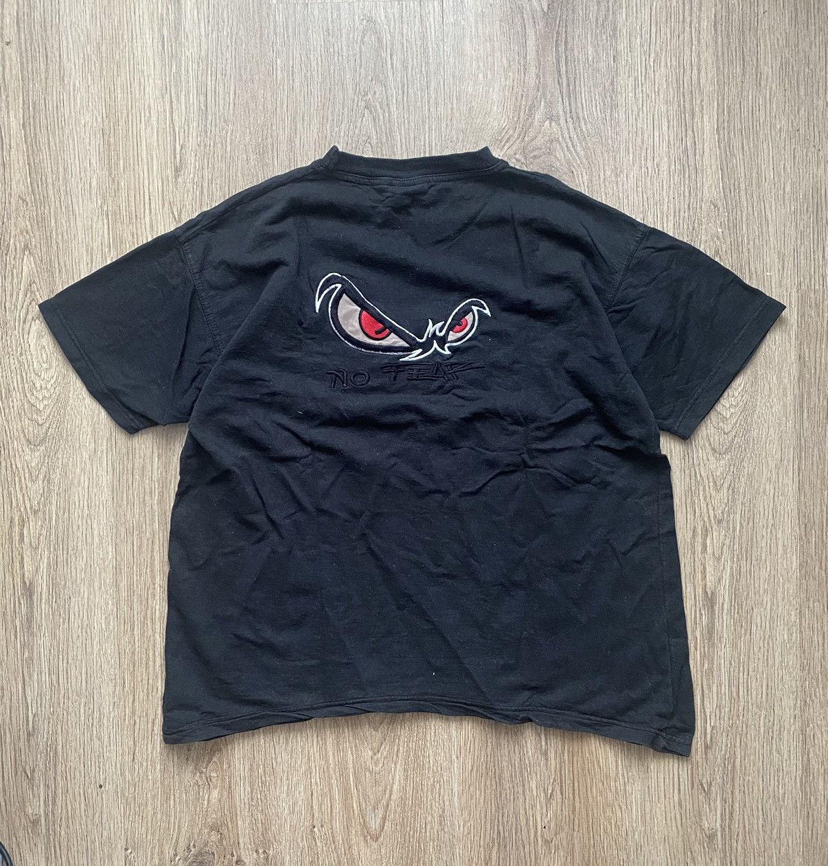 No Fear × Vintage Vintage 90’s No Fear Eyes Y2K oversized faded shirt tee Size US L / EU 52-54 / 3 - 1 Thumbnail