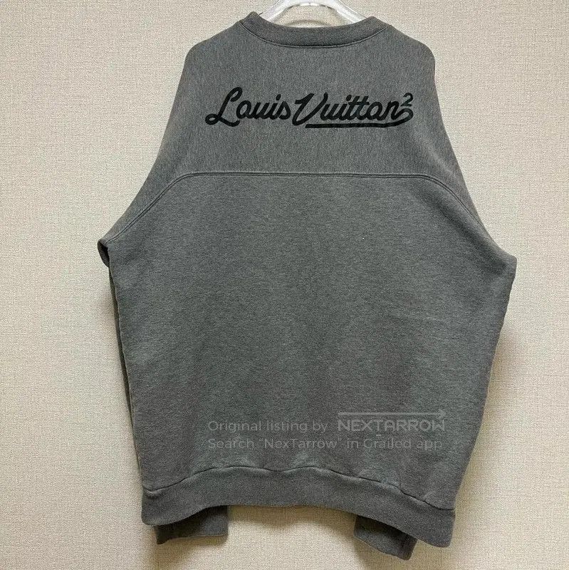 Louis Vuitton Louis Vuitton Gray Logo Cotton Sweatshirt . Size US XXL / EU 58 / 5 - 2 Thumbnail