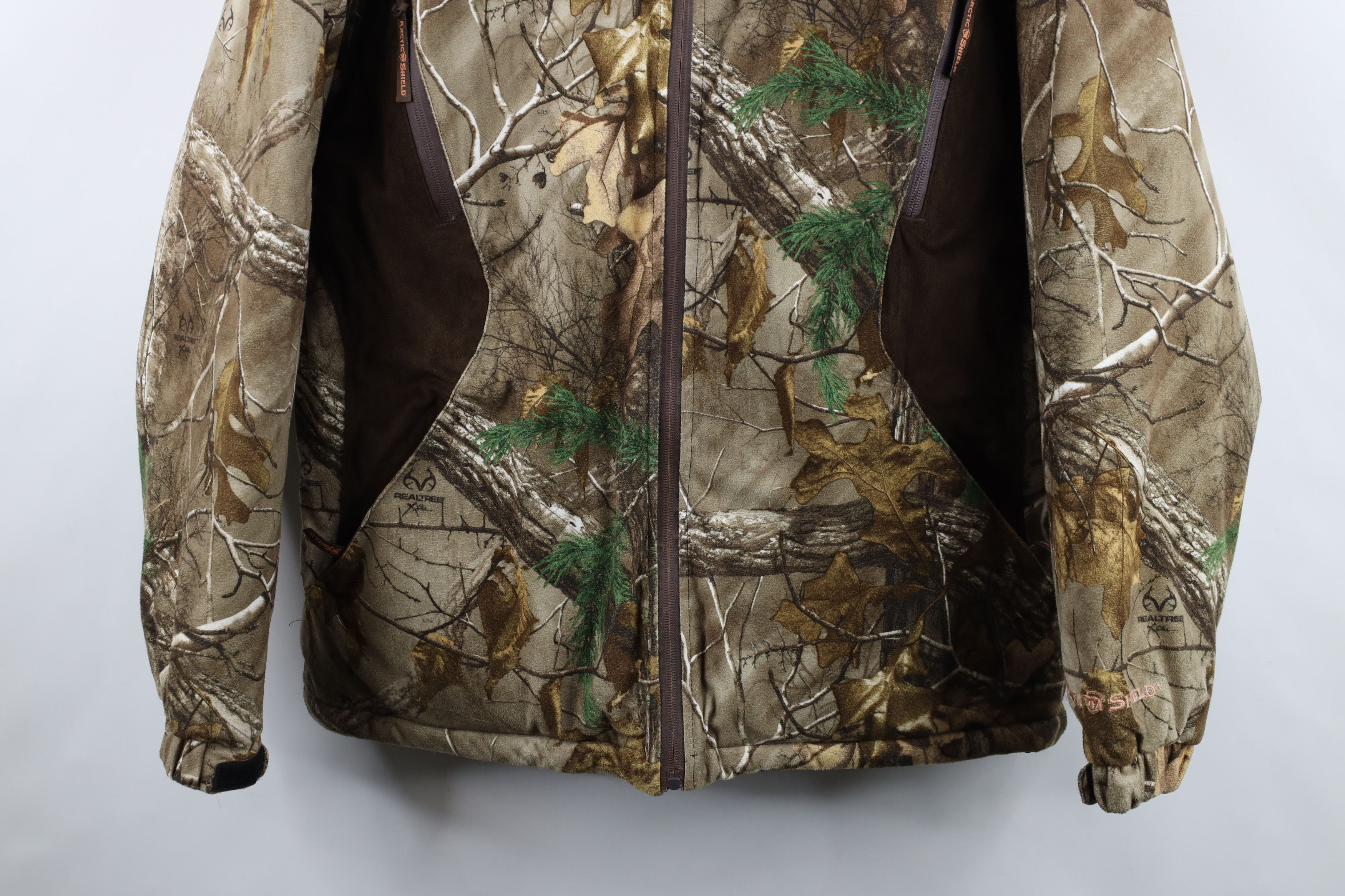 Vintage Vintage Streetwear Chamois Cloth Camouflage Hooded Jacket Size L / US 10 / IT 46 - 3 Thumbnail