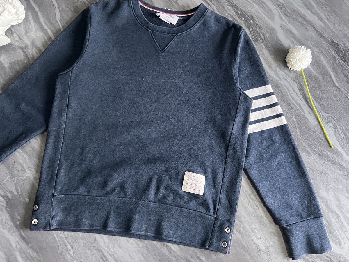 Thom Browne Thom Browne : Long Sleeve Side Stripe Button Ups Size US M / EU 48-50 / 2 - 5 Thumbnail