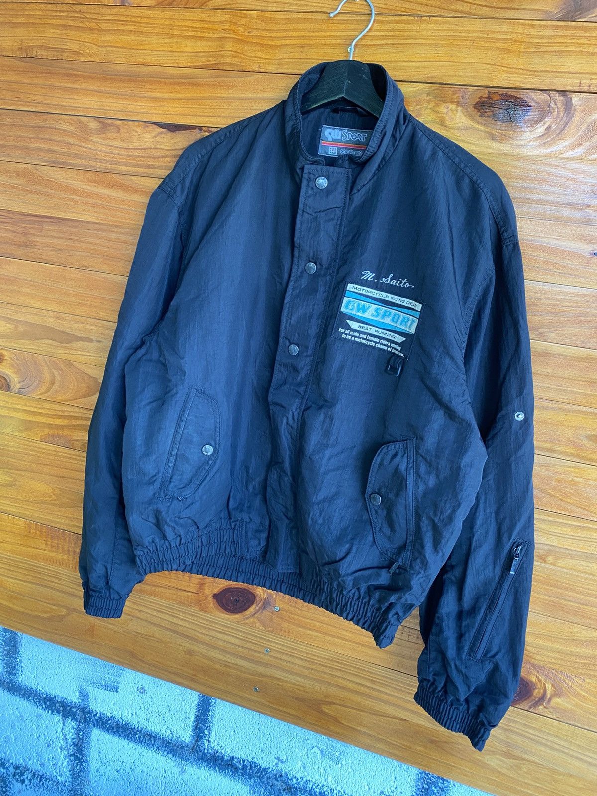 Goldwin Vintage Goldwin GW Sport Motorcycle Jacket Black YSP Keiyo Size US L / EU 52-54 / 3 - 4 Thumbnail
