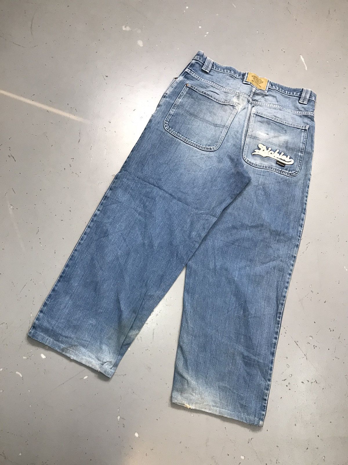 Dickies Vintage dickies big daddy embroidered damaged straight denim Size US 36 / EU 52 - 15 Thumbnail