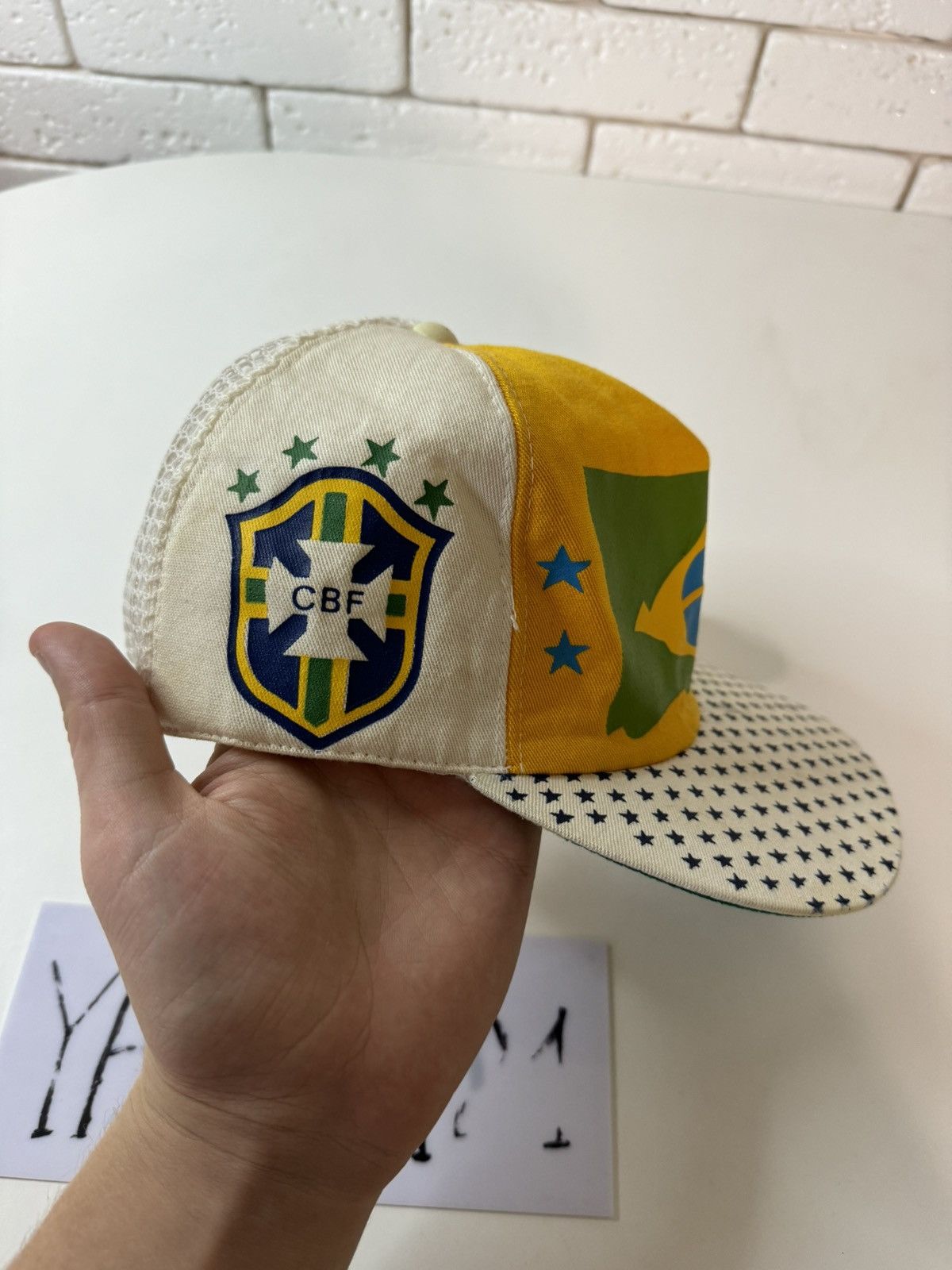 Vintage CBF Brasil vintage cap hat Size ONE SIZE - 4 Thumbnail