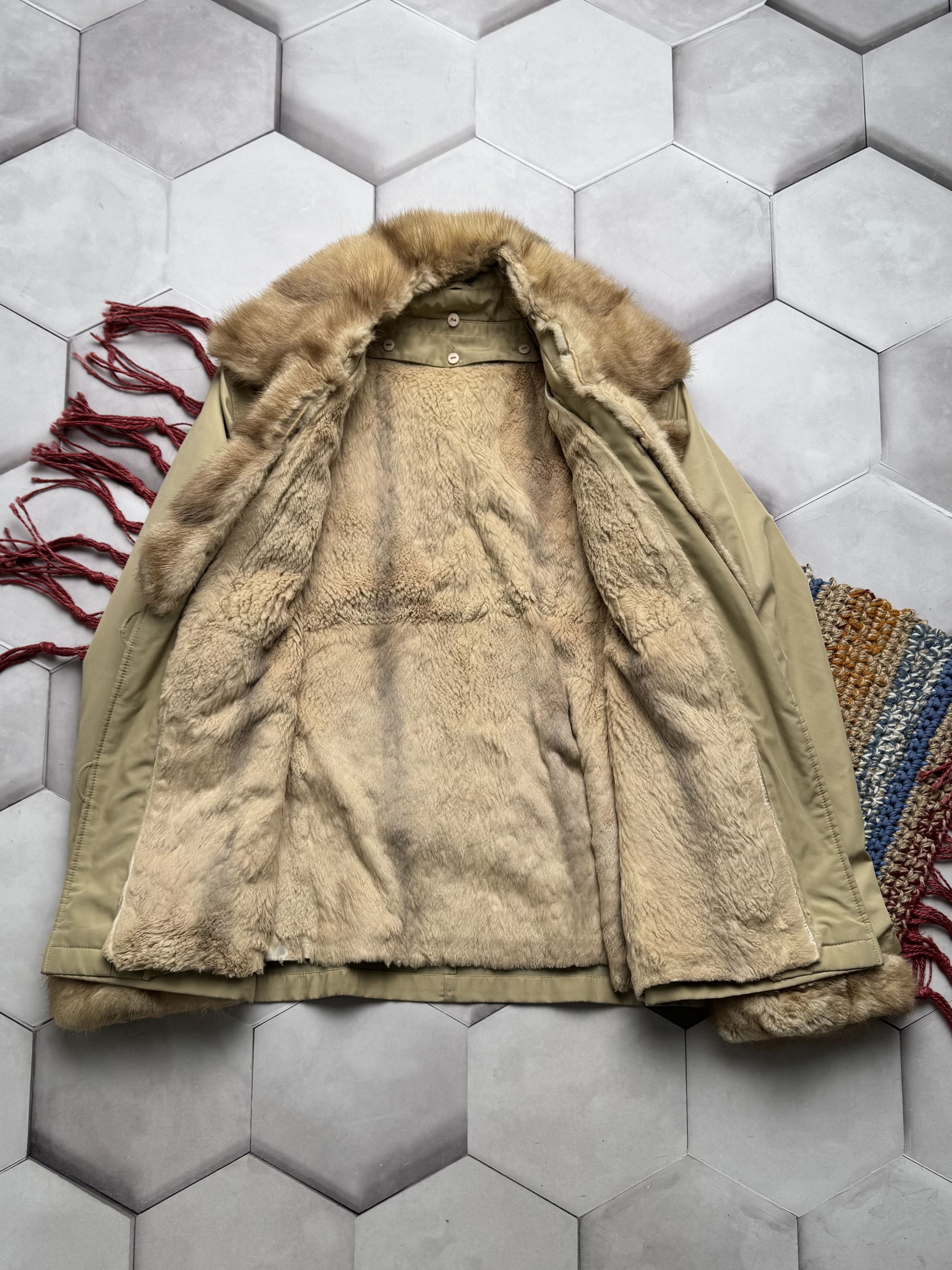 Vintage Vintage Jacket With Real Fur Details (E4) Size XL / US 12-14 / IT 48-50 - 10 Thumbnail
