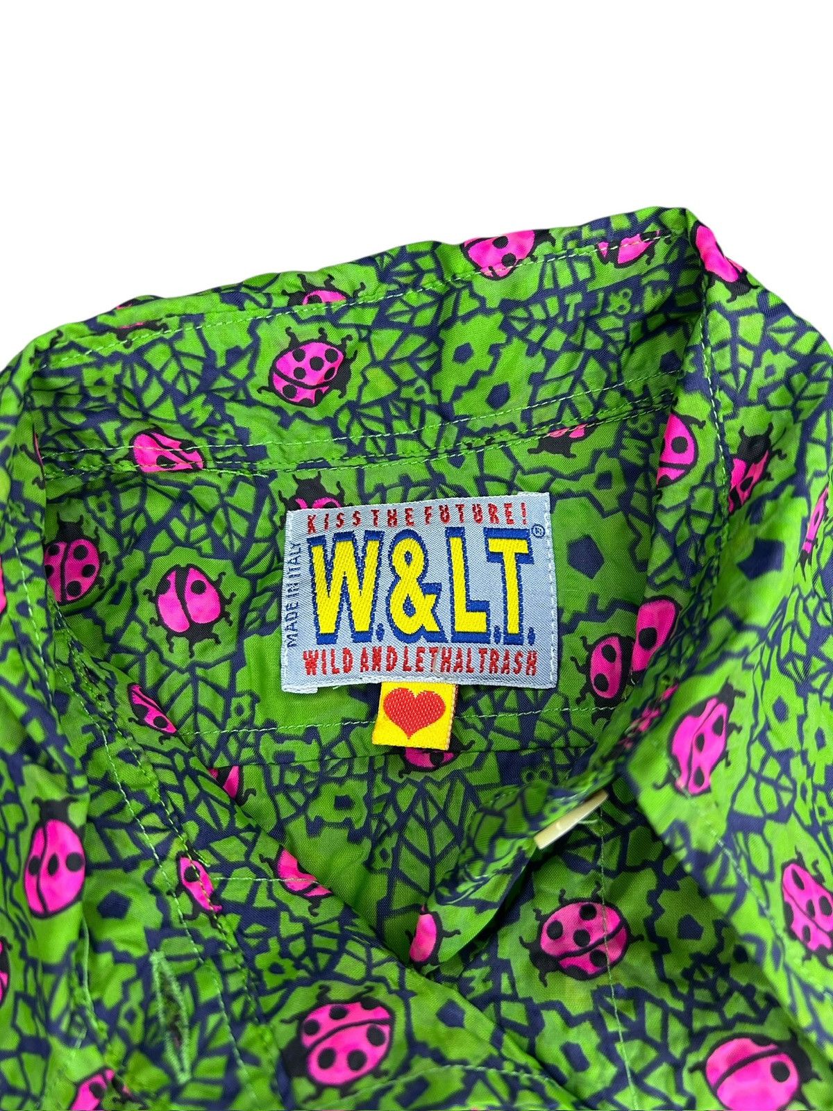 W&LT 90s Lady Bug Shirt Size S / US 4 / IT 40 - 2 Thumbnail