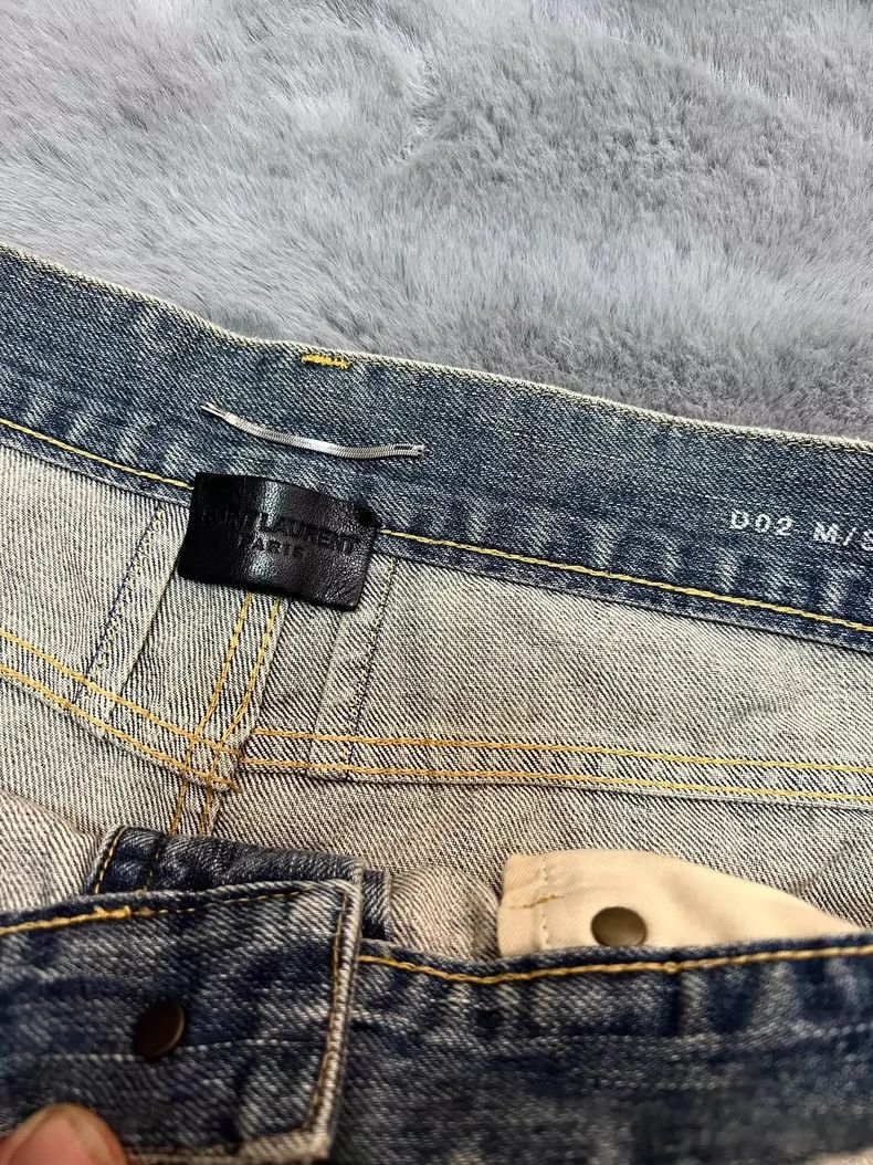 Saint Laurent Paris Saint Laurent Paris14 Spring and Summer Cat Whiskers Washe Size US 34 / EU 50 - 3 Thumbnail