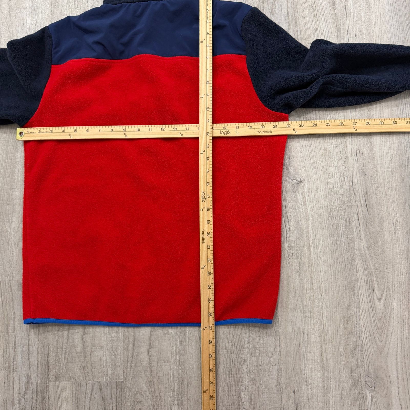 Vineyard Vines Vineyard Vines 1/4 Zip Fleece Men's Medium Red Colorblock Size US M / EU 48-50 / 2 - 8 Thumbnail