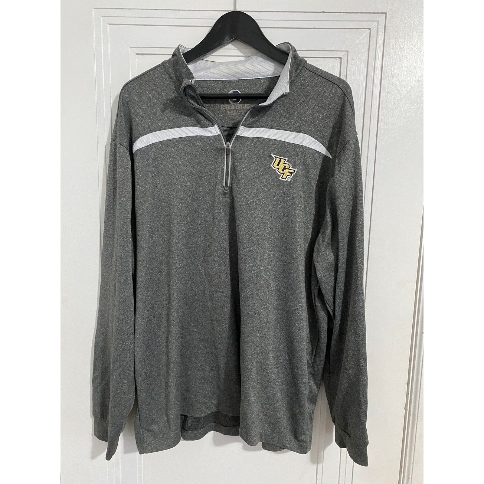 NCAA UCF Knights Gray 1/4-Zip Sweatshirt Size XXL Size US XXL / EU 58 / 5 - 1 Thumbnail