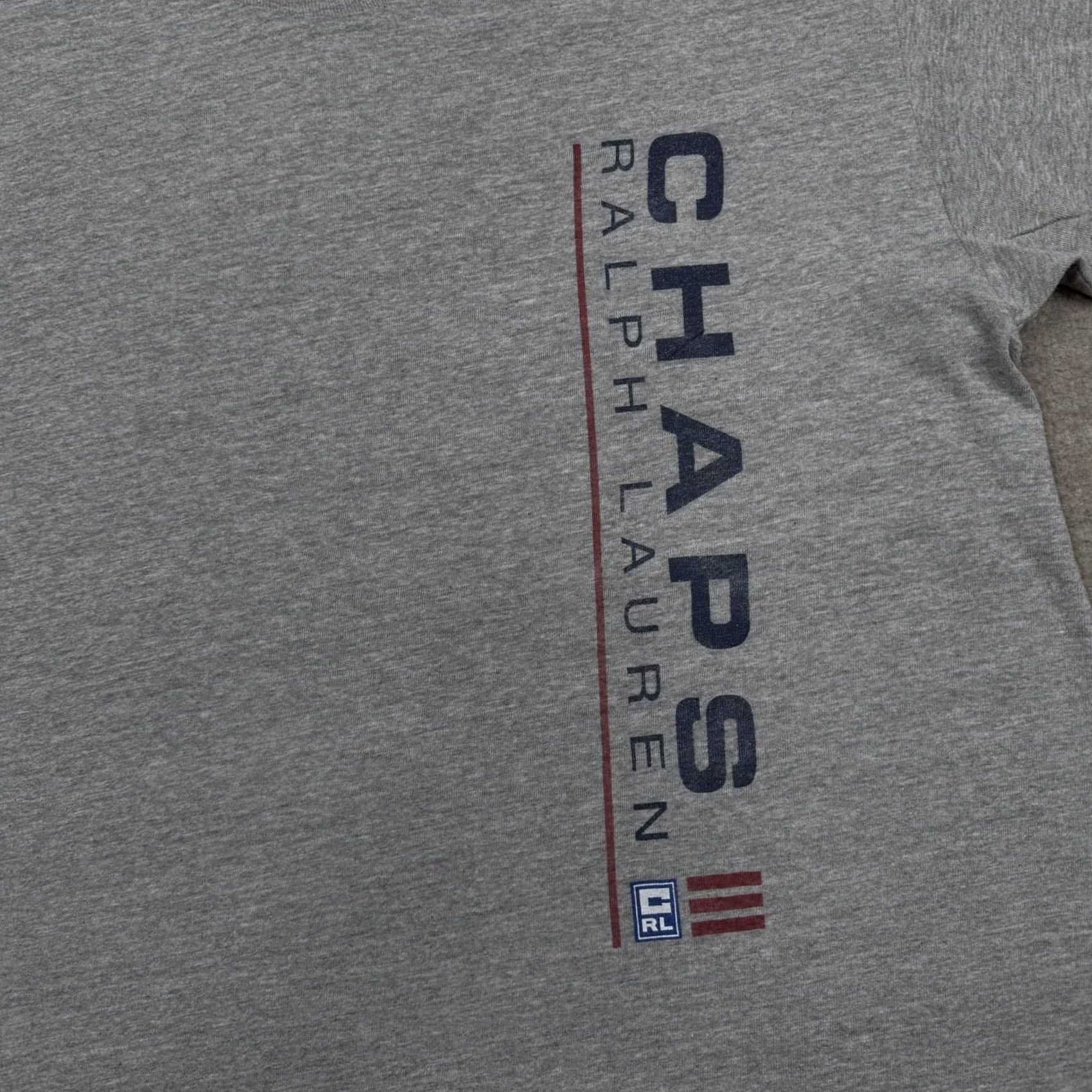 Chaps Ralph Lauren Chaps Shirt Mens Size L Gray Short Sleeve Vintage Y2k Graphic Tee Size US L / EU 52-54 / 3 - 3 Thumbnail