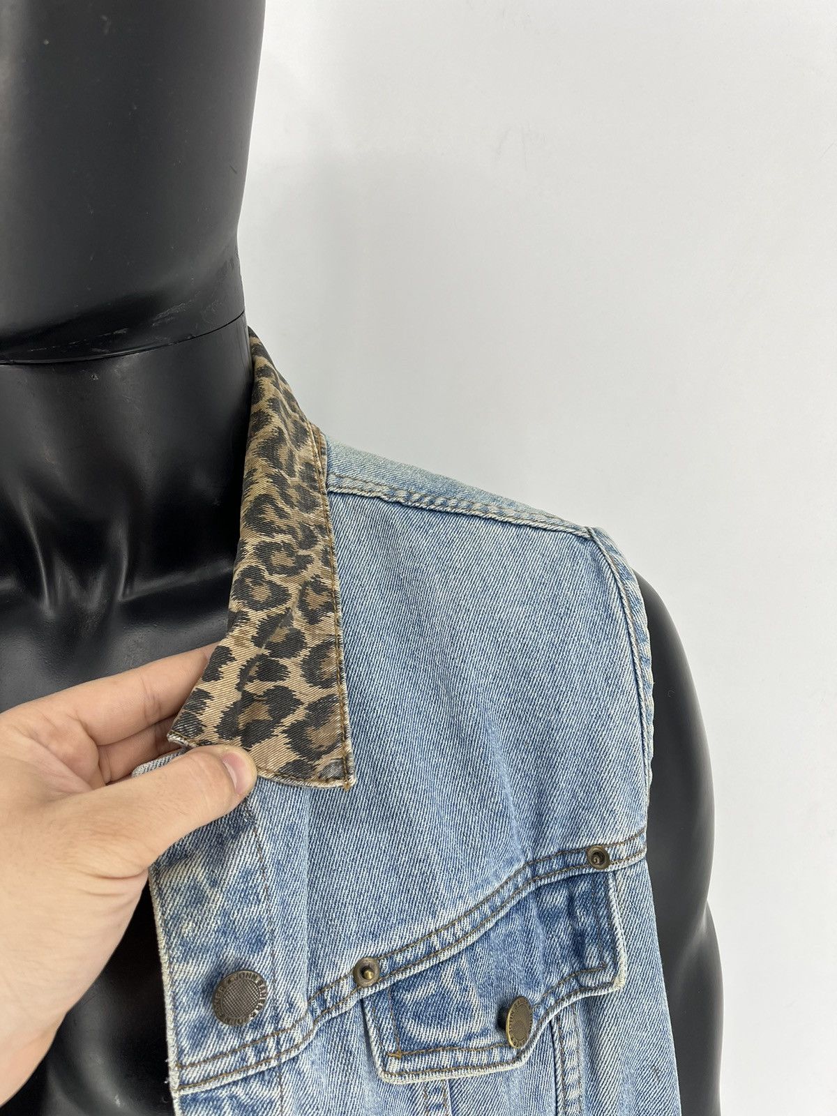 John Baner × Vintage John Baner Avant Garde Japanese Brand Denim Jacket Size US M / EU 48-50 / 2 - 11 Thumbnail