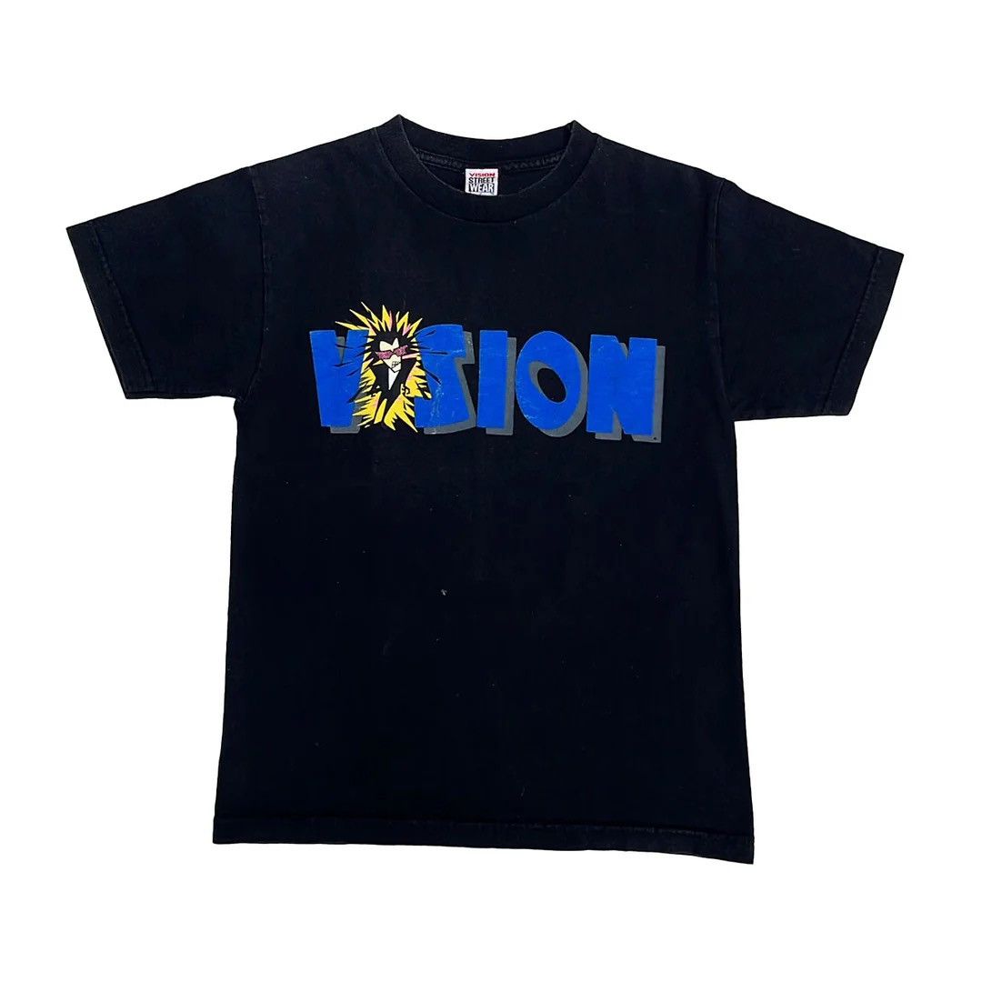 Vintage × Vision Streetwear Vision Street Wear 1990 90s Psycho Stick Skate 1986 T-Shirt Size US S / EU 44-46 / 1 - 1 Thumbnail