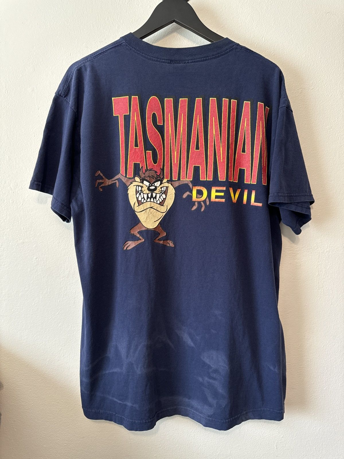 Cartoon Network × Vintage Vintage Looney Tunes Taz 1997 No Way Not Ever Tee Sun Faded Size US XL / EU 56 / 4 - 10 Thumbnail
