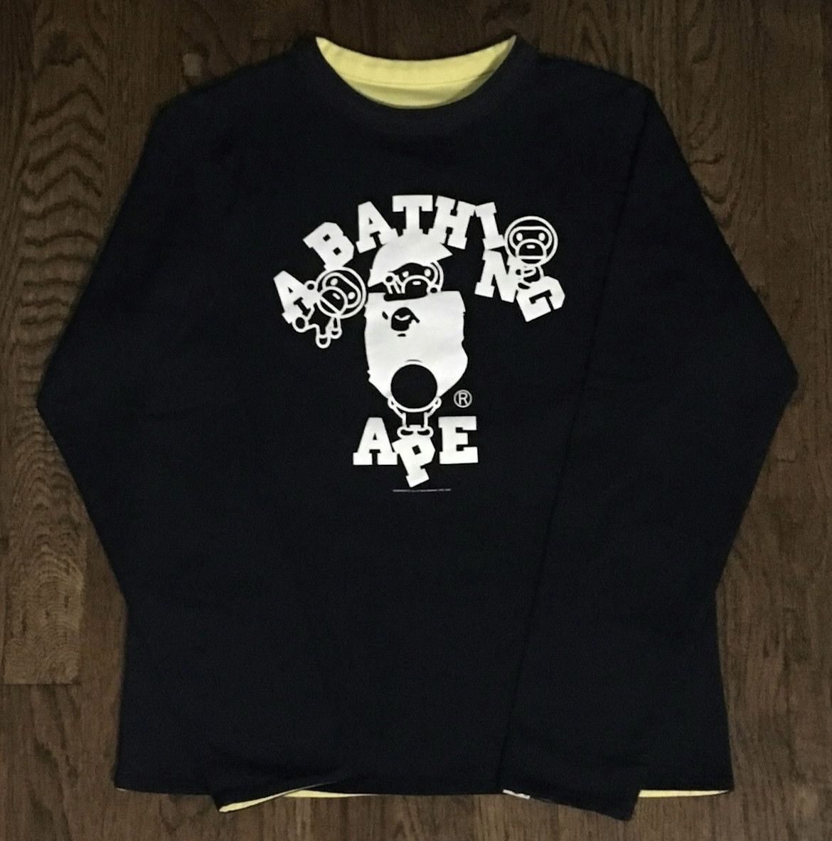 Bape Bape reversible long sleeve tee shirt Size XS / US 0-2 / IT 36-38 - 1 Thumbnail