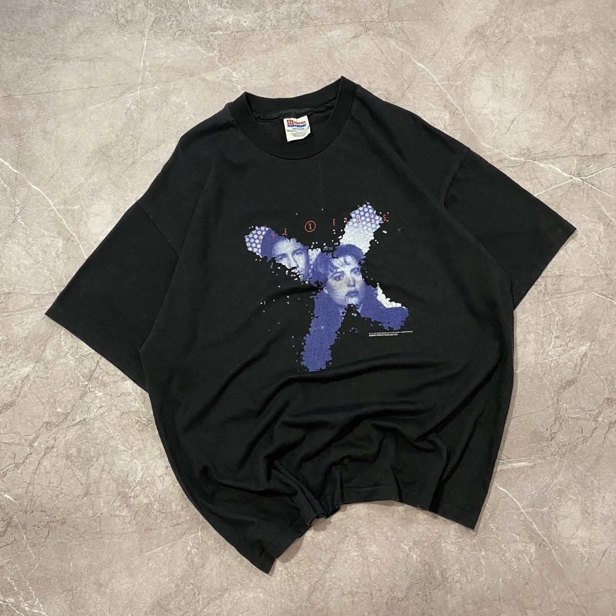 Band Tees VINTAGE X FILES BIG LOGO TEE SINGLE 1995 Size US XL / EU 56 / 4 - 1 Thumbnail