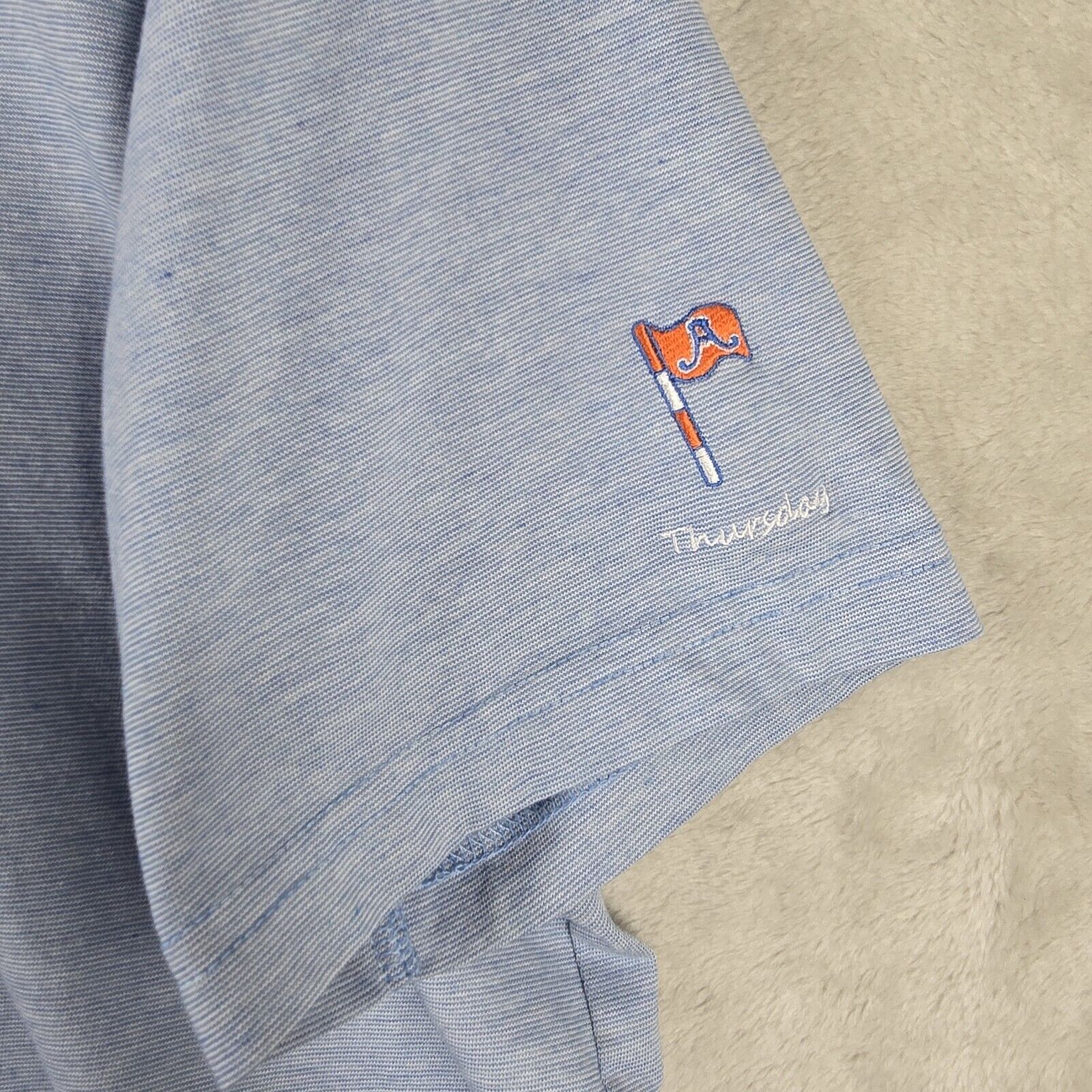TravisMathew Travis Mathew Zinna Polo Golf Shirt Mens Size L Blue Size US L / EU 52-54 / 3 - 4 Thumbnail