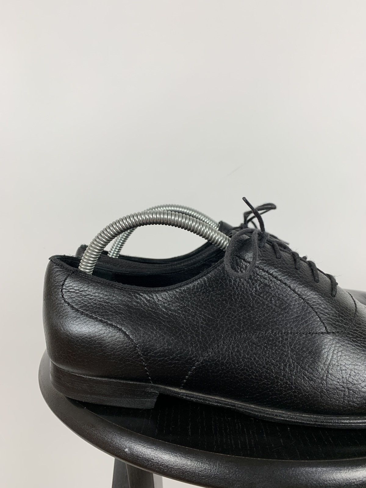 Gucci Gucci Black Leather Oxford Shoes Size US 8 / EU 41 - 13 Thumbnail