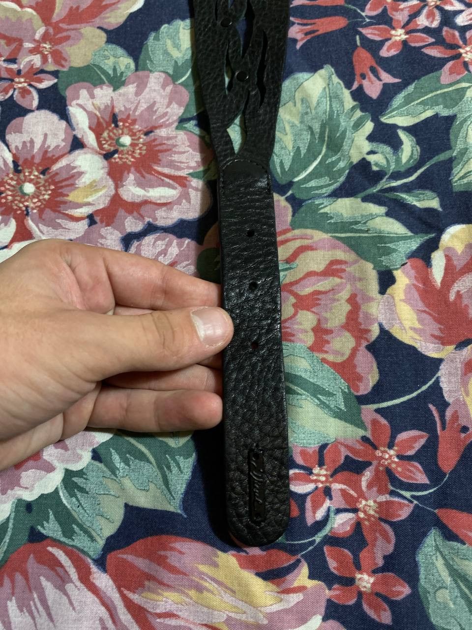 Diesel × Vintage DIESEL Vintage Leather Belt Y2K Size ONE SIZE - 11 Thumbnail