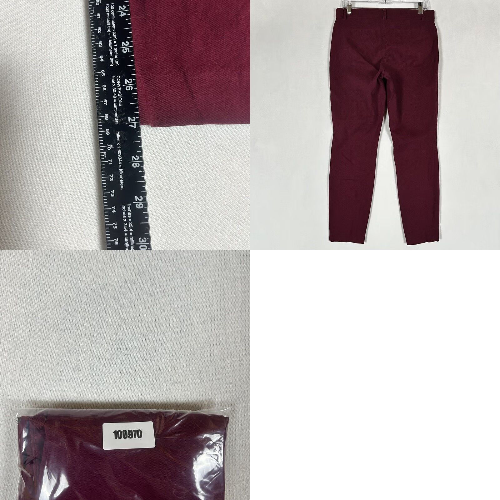 Gap Gap Pants Skinny Ankle 6 Red Pockets Classic Casual Womens Size 28" / US 6 / IT 42 - 8 Thumbnail