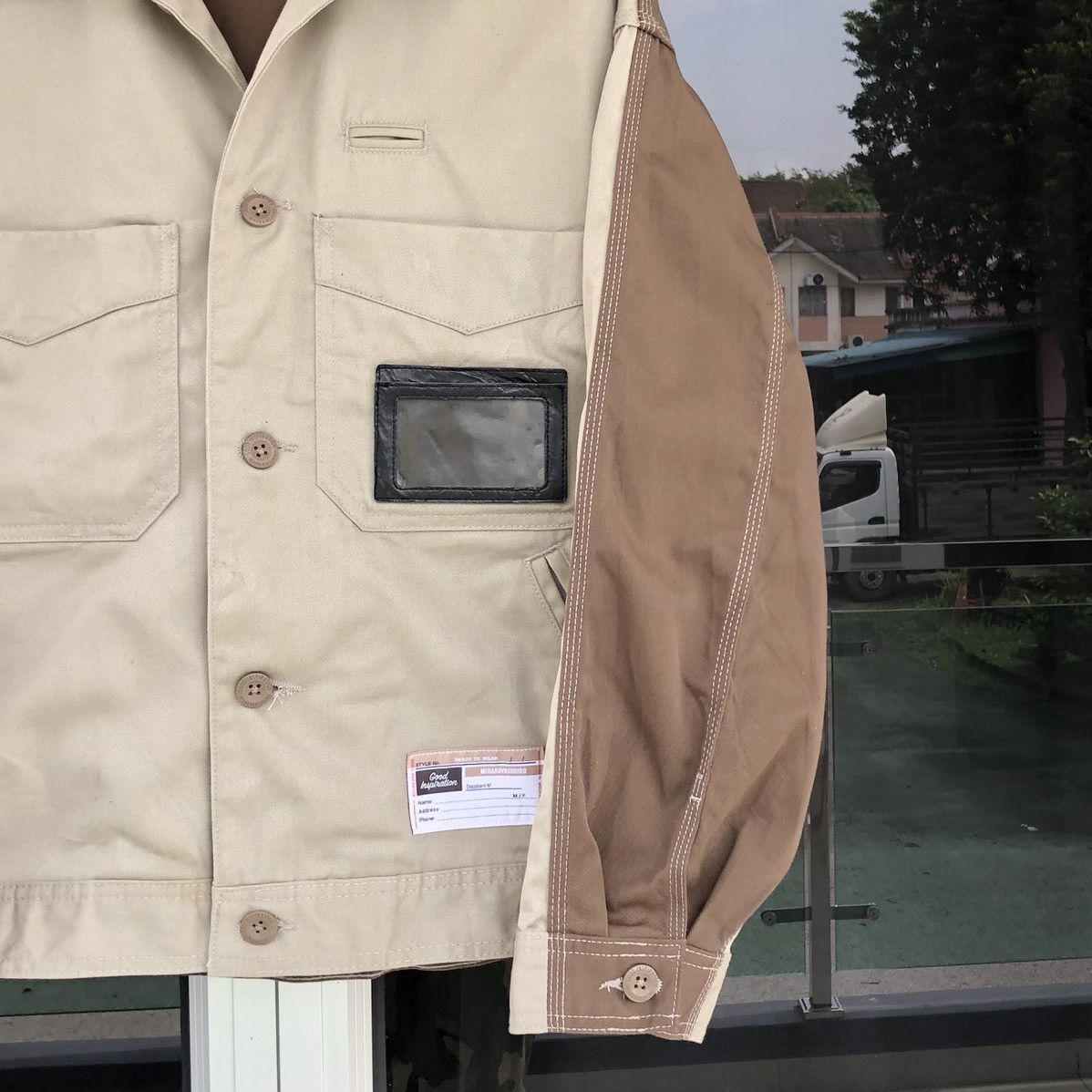 Maison MIHARA YASUHIRO Miharayasuhiro Two Toned Work Jacket Size US S / EU 44-46 / 1 - 6 Thumbnail