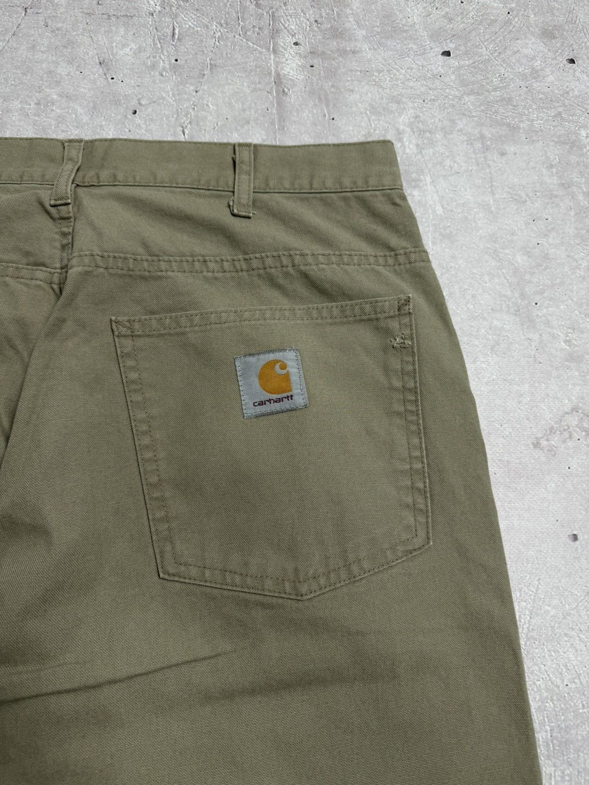 Carhartt × Vintage Vintage Carhartt Beige Staff Pants Size US 32 / EU 48 - 7 Thumbnail