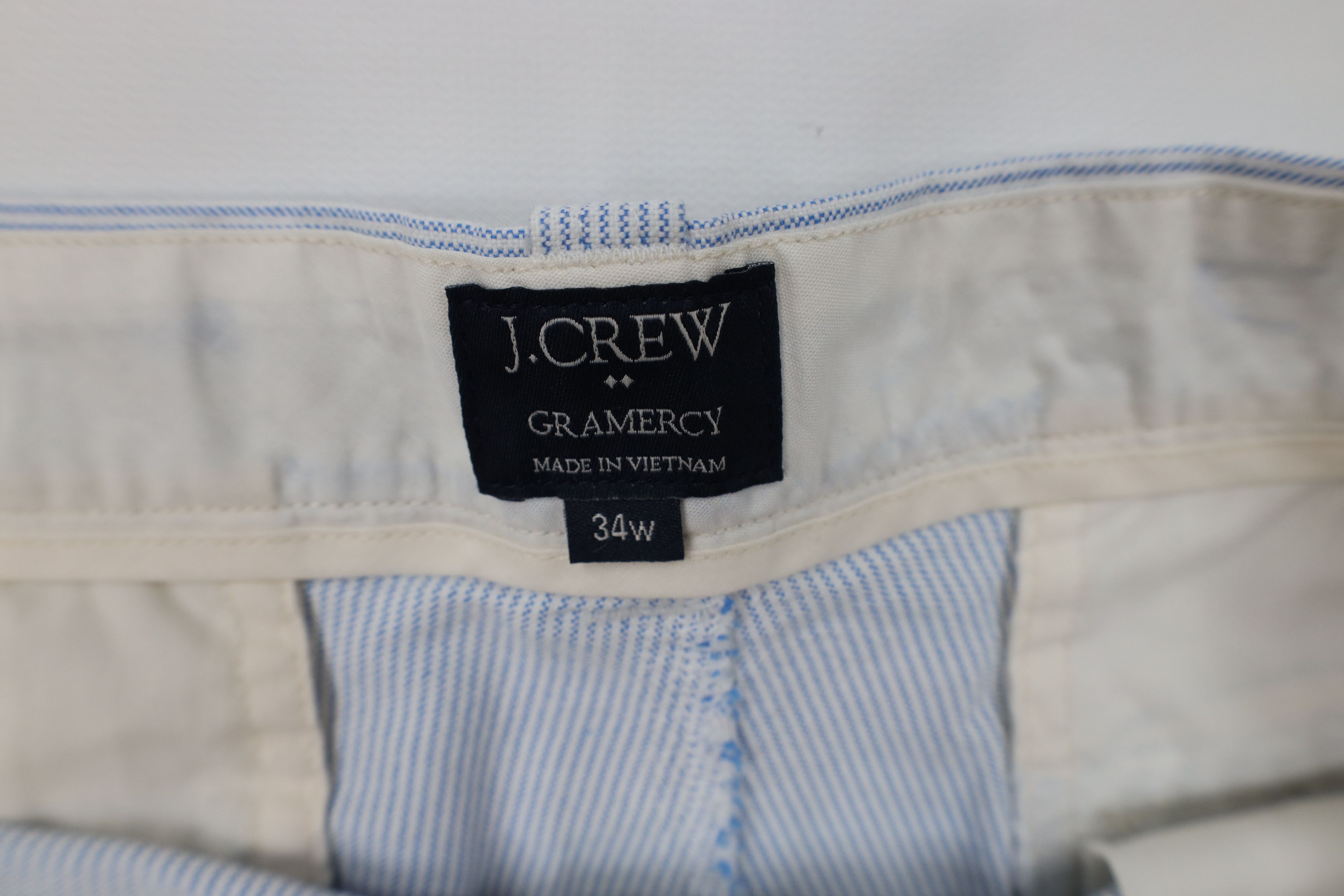 J.Crew J Crew Gramercy Above Knee Chino Golf Shorts Blue Cotton Size US 34 / EU 50 - 7 Thumbnail