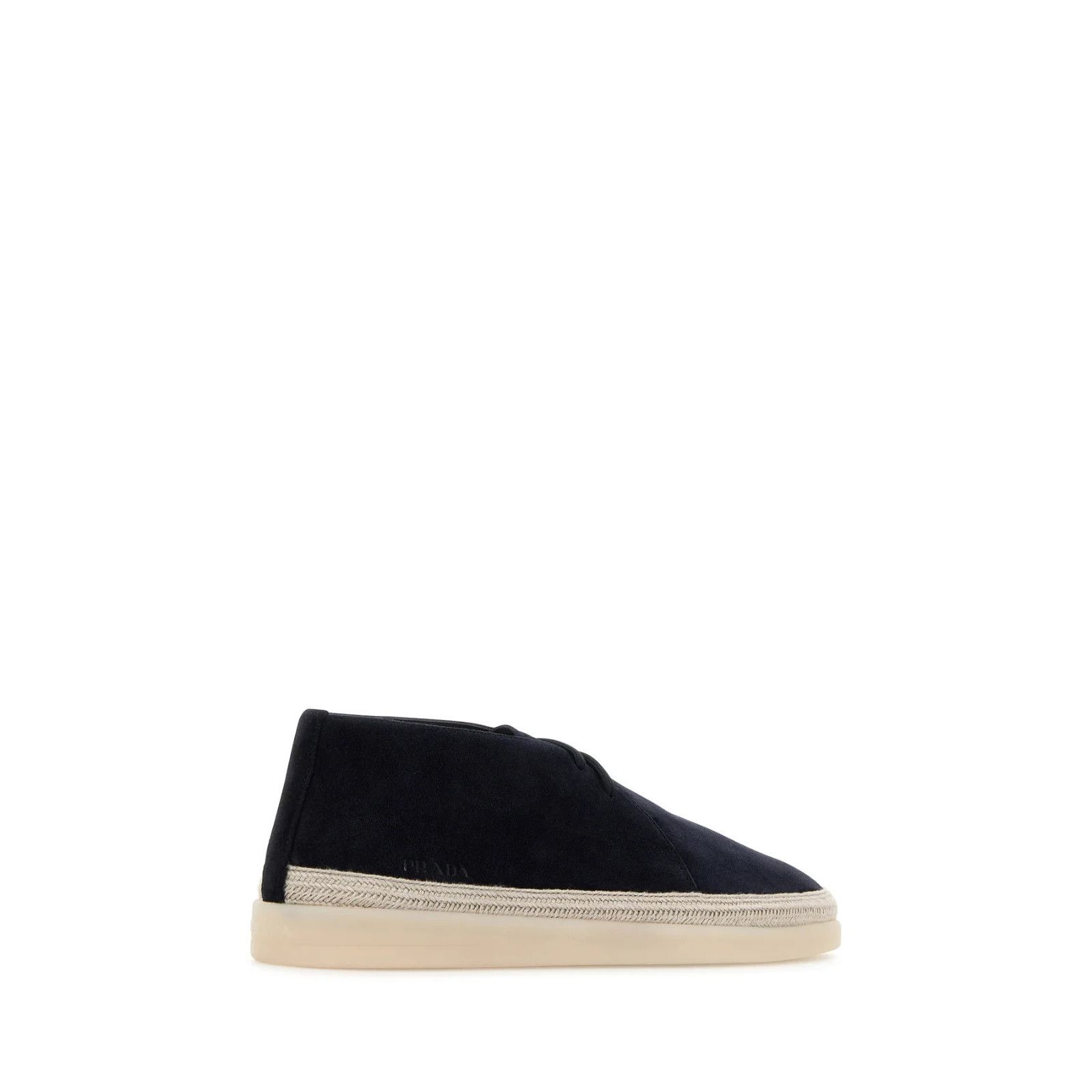 Prada PRADA Midnight Blue Suede Ankle Boots New And Authentic (Men Size US 7 / EU 40 - 3 Thumbnail