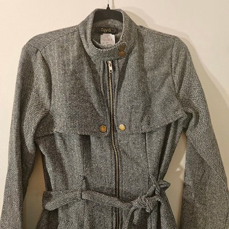 Other Agaci Day G Belted Jacket Women's Gray Size Large NWT Size L / US 10 / IT 46 - 3 Thumbnail