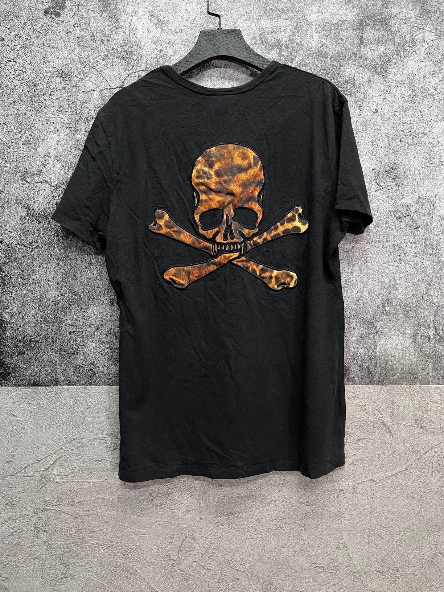 Roen Roen Leopard Skull Short Sleeve T-Shirt Size L Size L / US 10 / IT 46 - 2 Thumbnail