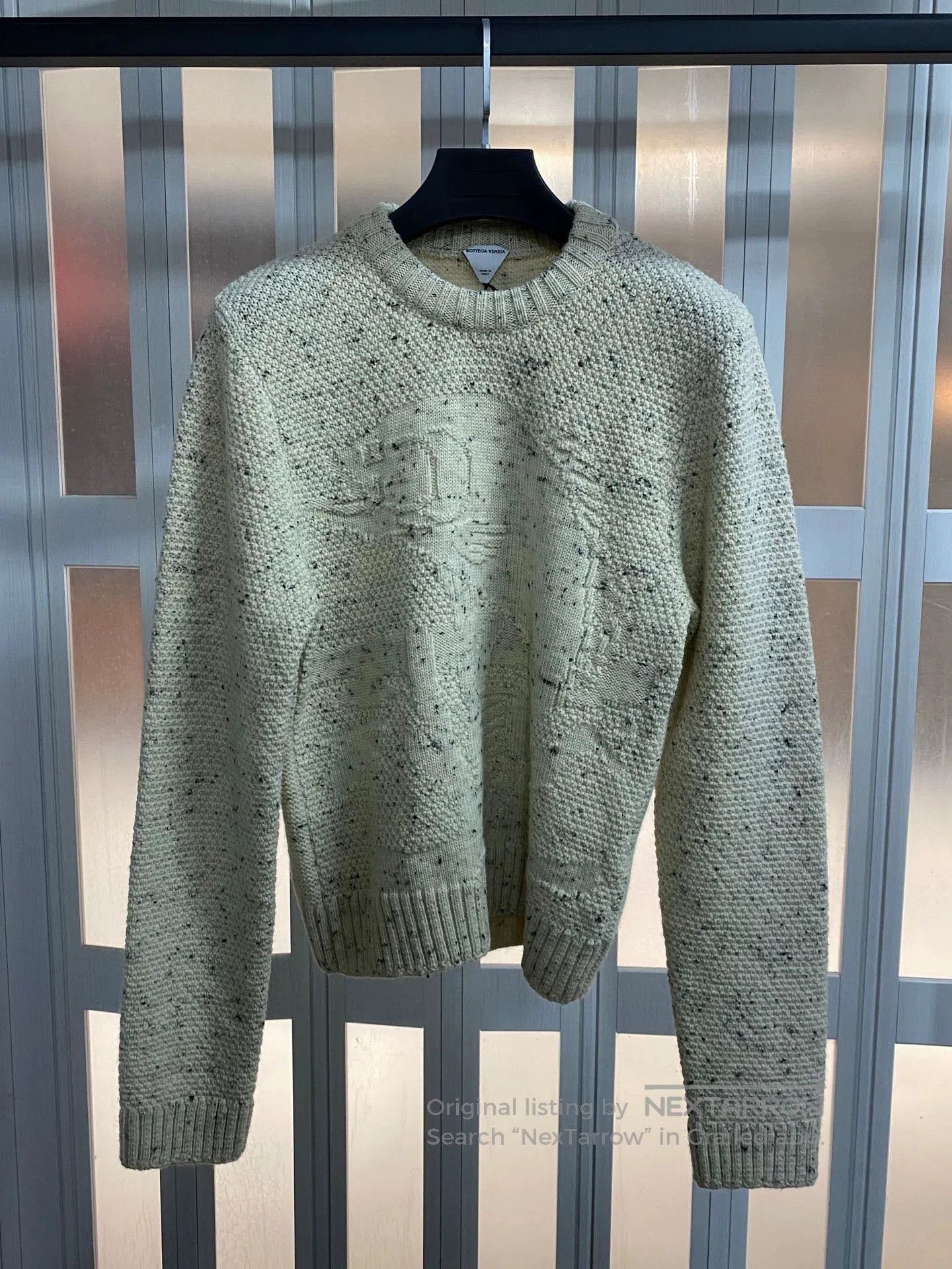 Bottega Veneta thick knit crew neck sweater for men. Size US XS / EU 42 / 0 - 1 Thumbnail