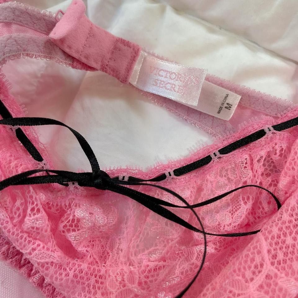 Victoria's Secret VS Pink Mesh Sheer Mini Dress (Medium) Size M / US 6-8 / IT 42-44 - 2 Thumbnail