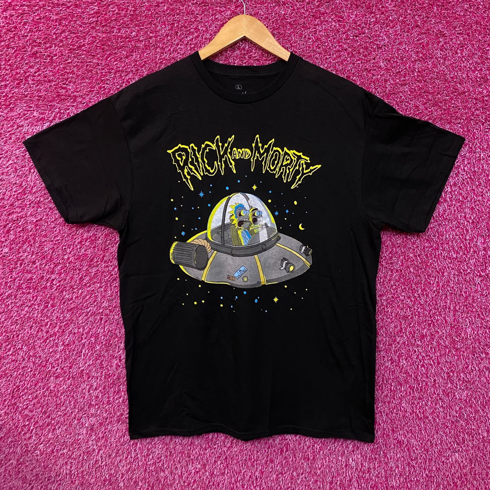 Rick and Morty Cartoon Network Adult Swim TV Series Tee L