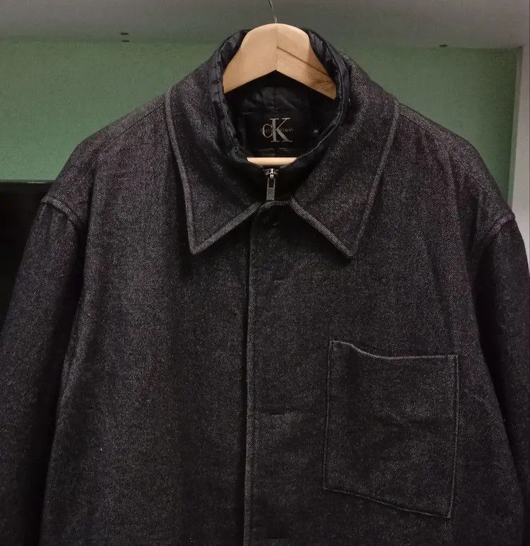 Calvin Klein Calvin Klein Wool Blend Mark Jacket Size US M / EU 48-50 / 2 - 5 Thumbnail