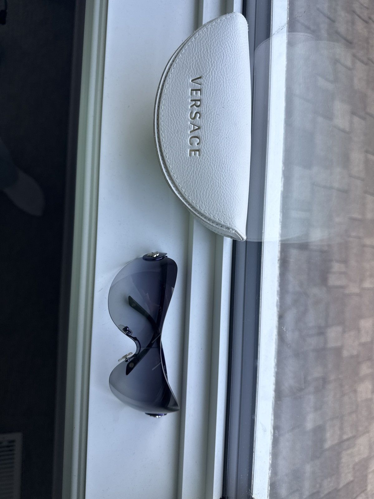 Versace Vintage Versace Sport Rimless Shield Sunglasses Size ONE SIZE - 2 Thumbnail