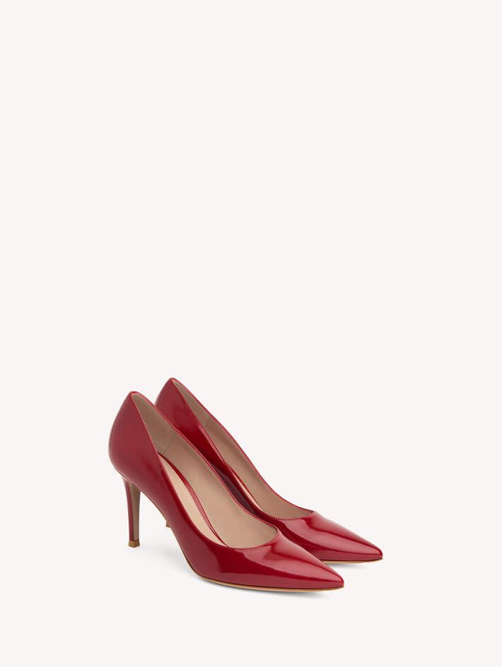 Gianvito Rossi o1s22i1n0425 Gianvito 85 Pumps in Red Size US 7 / IT 37 - 2 Thumbnail