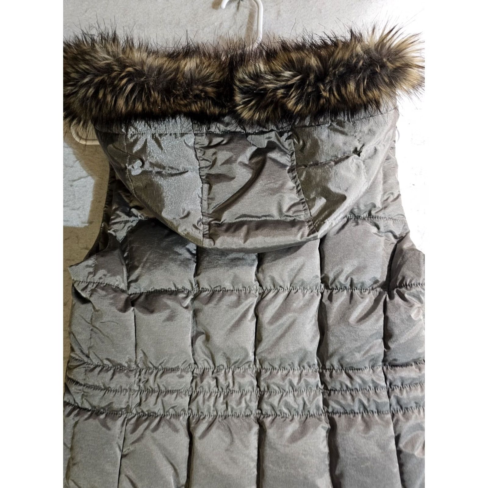 Eddie Bauer Eddie Bauer Women's Gray Down Puffer Vest Hood Full Zip XS Casual Outdoor Classic Size XS / US 0-2 / IT 36-38 - 7 Thumbnail