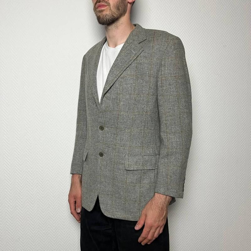 Pal Zileri Vintage Pal Zileri Wool Gray Blazer Sport Coat Size L 48 R Size 48R - 9 Thumbnail