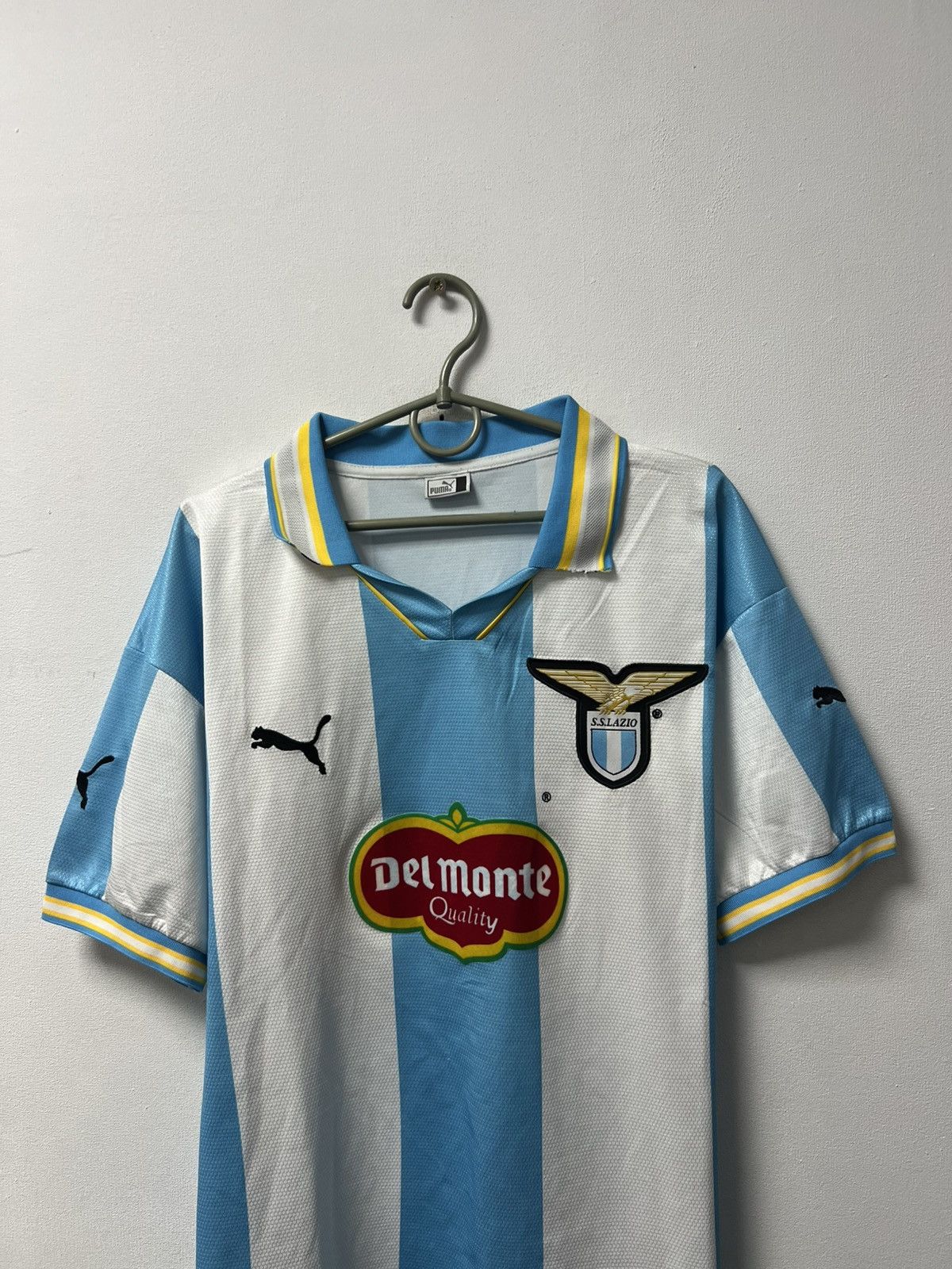 Puma SS Lazio 1999 90s 2000 Vintage Roma Puma Football Jersey Size US XL / EU 56 / 4 - 2 Thumbnail