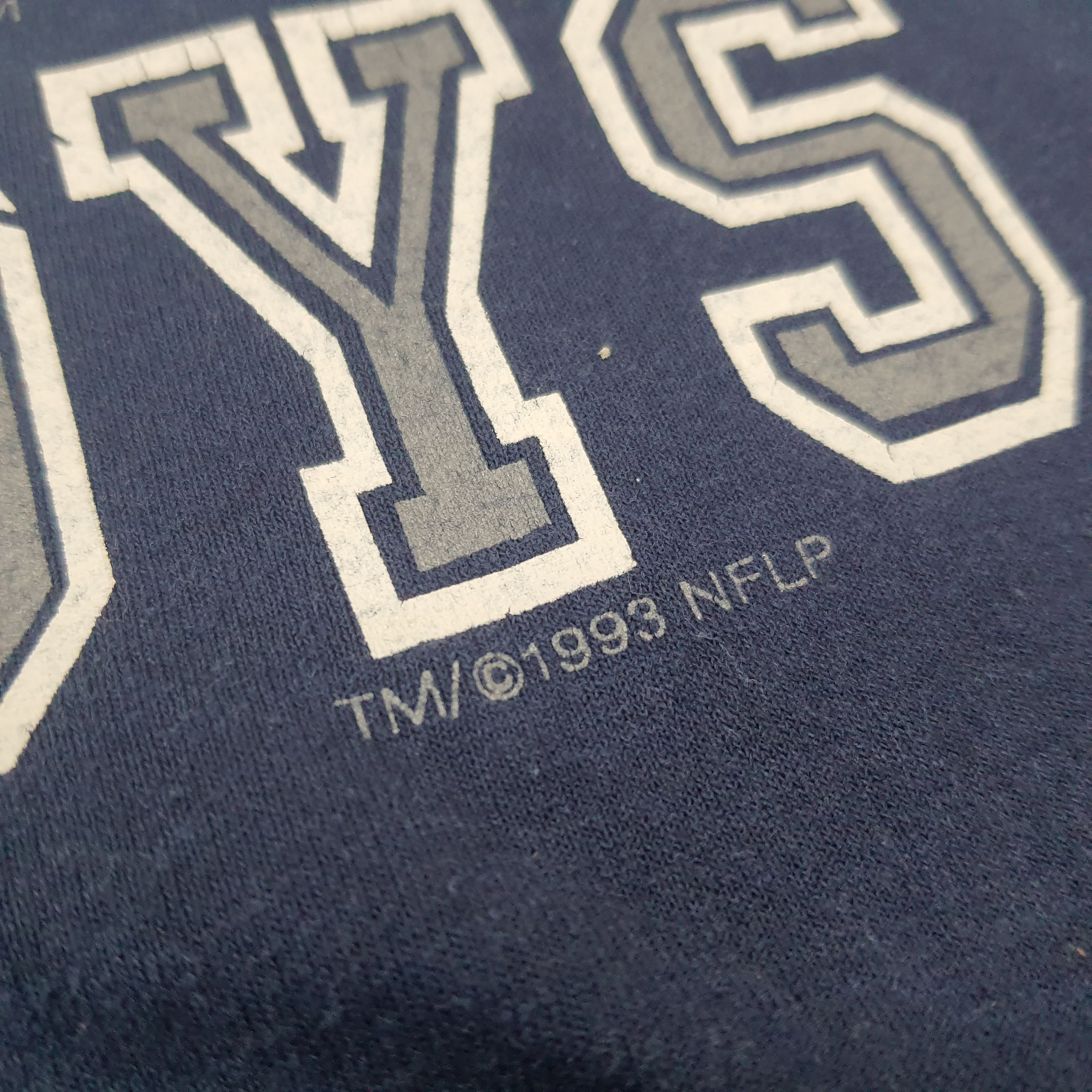 NFL × Vintage Vintage NFLP Dallas Cowboys Football Team 90S Tshirt Size US XXL / EU 58 / 5 - 3 Thumbnail