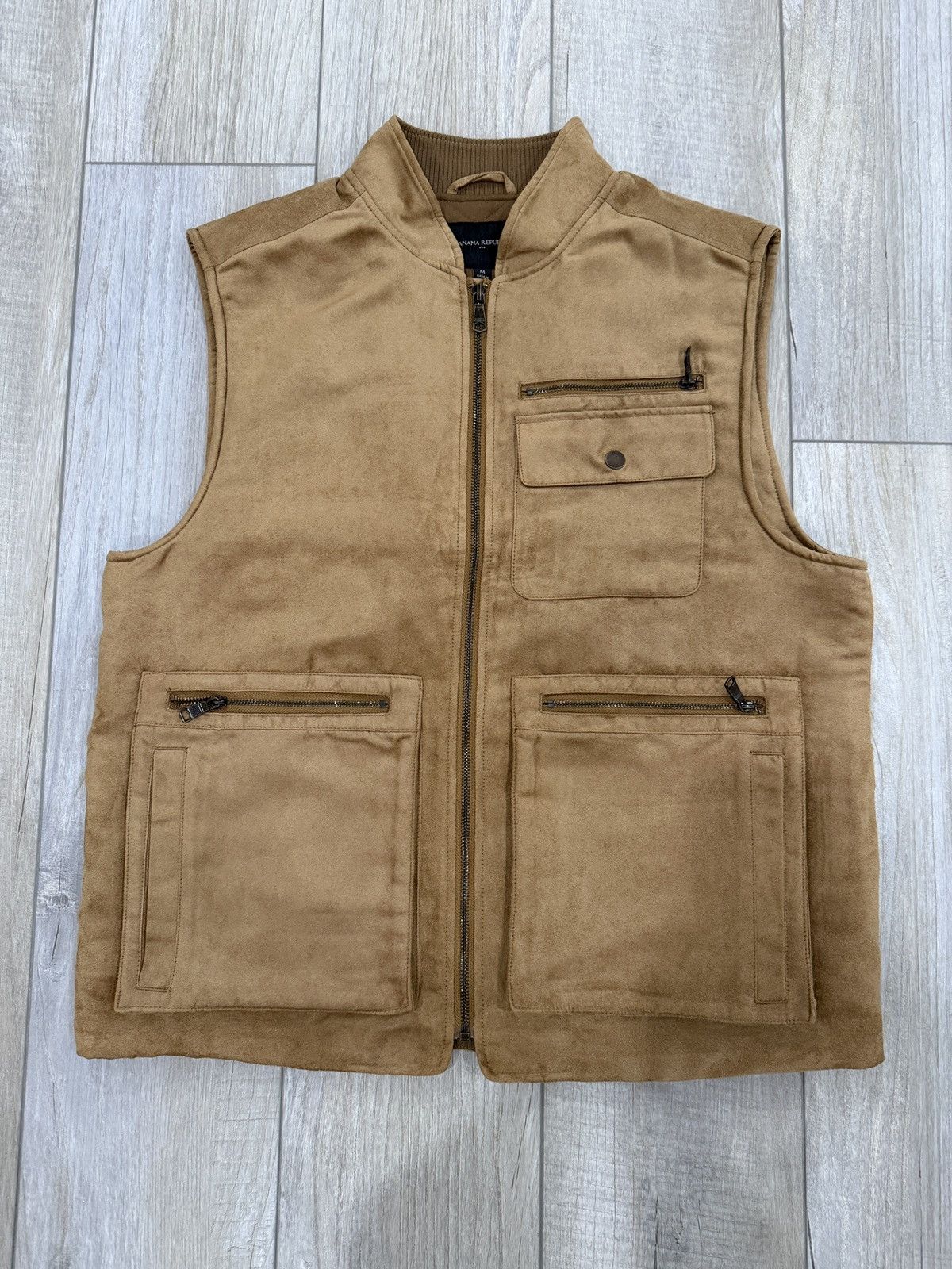 Banana Republic Suede Utility Vest Size US M / EU 48-50 / 2 - 1 Thumbnail