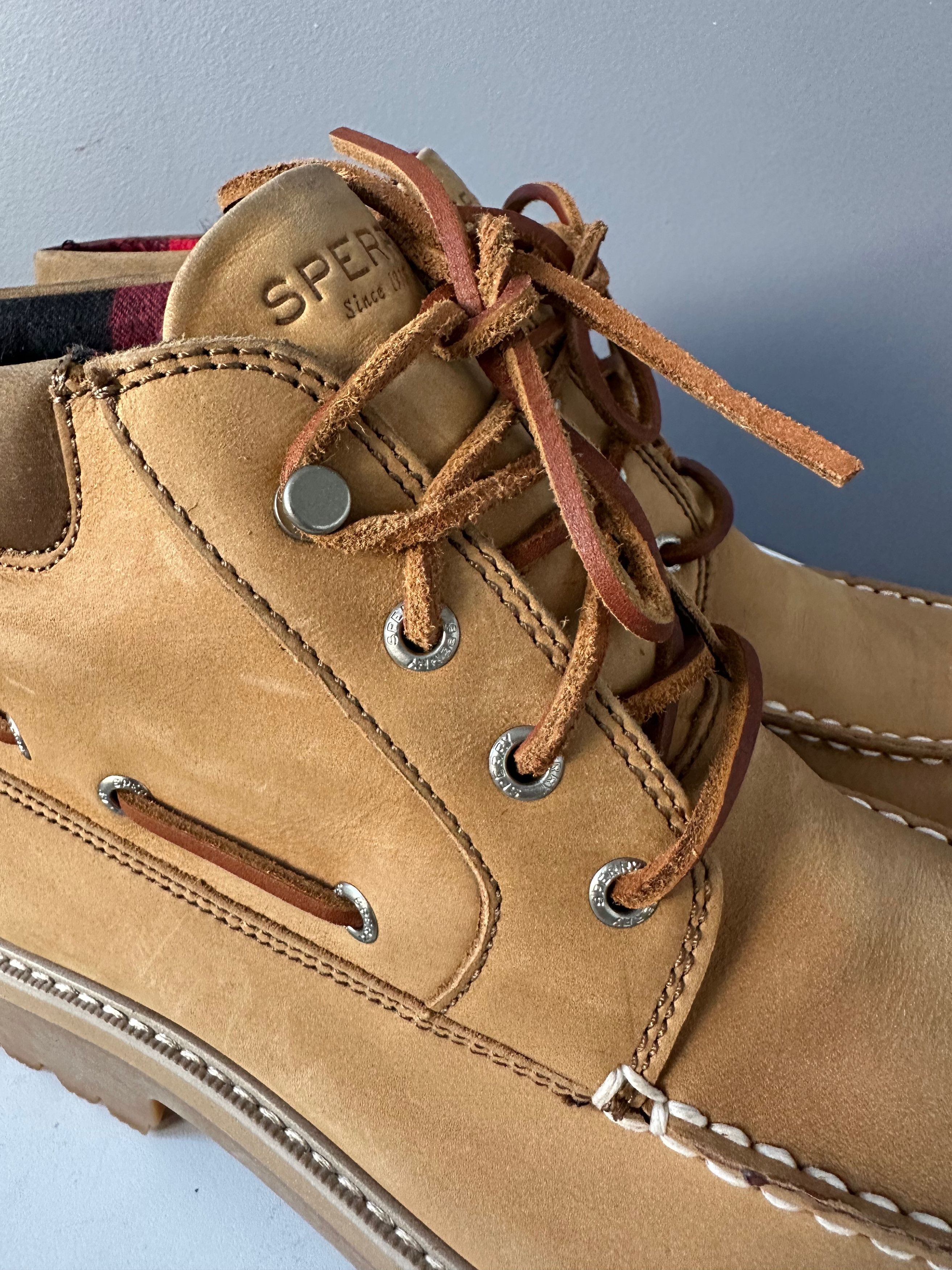 Sperry Sperry Waterproof Shoes Lug Chukka Boot Tan Leather Size US 12 / EU 45 - 7 Thumbnail