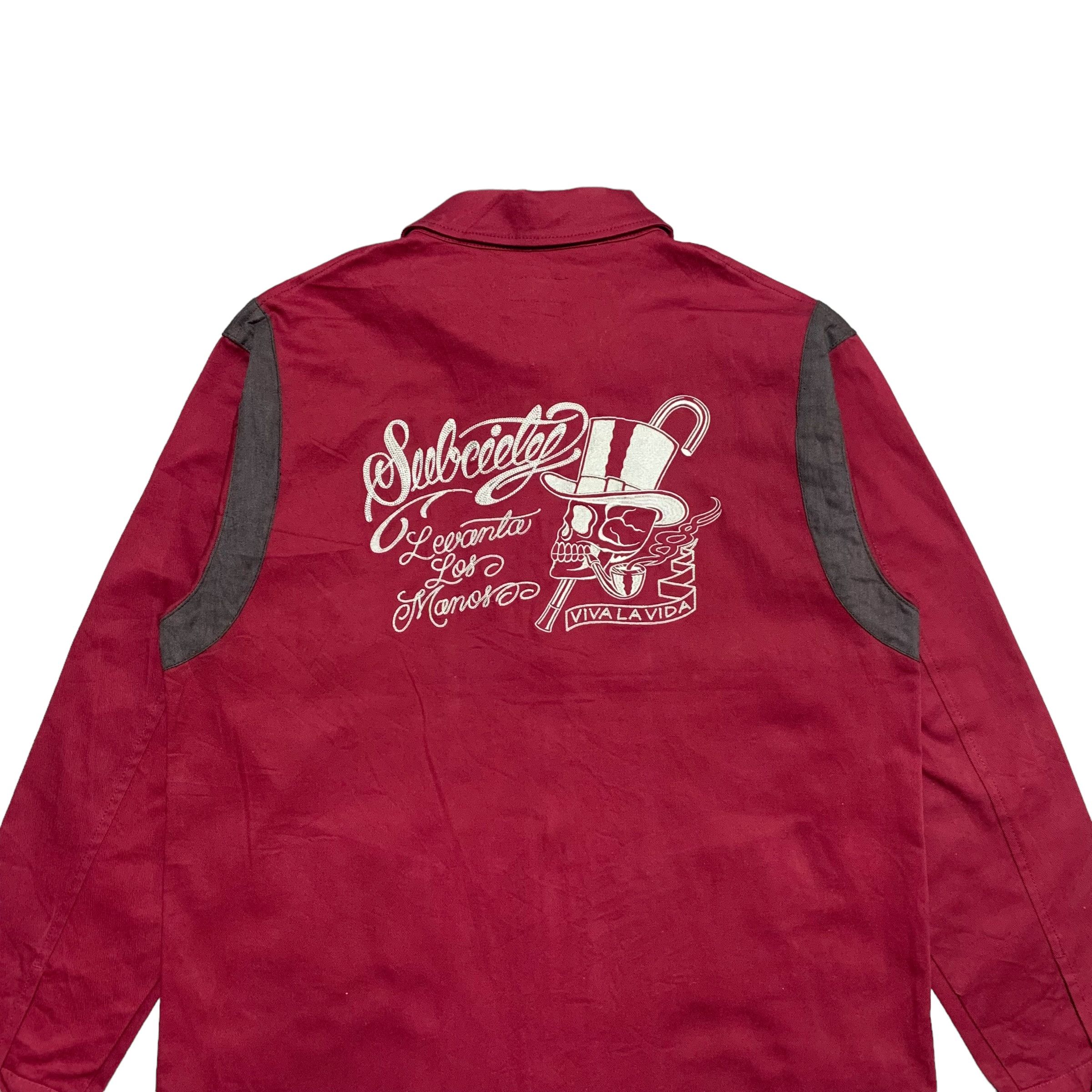 Japanese Brand Subciety Viva Lavida Embroidery Jacket Size US M / EU 48-50 / 2 - 3 Thumbnail