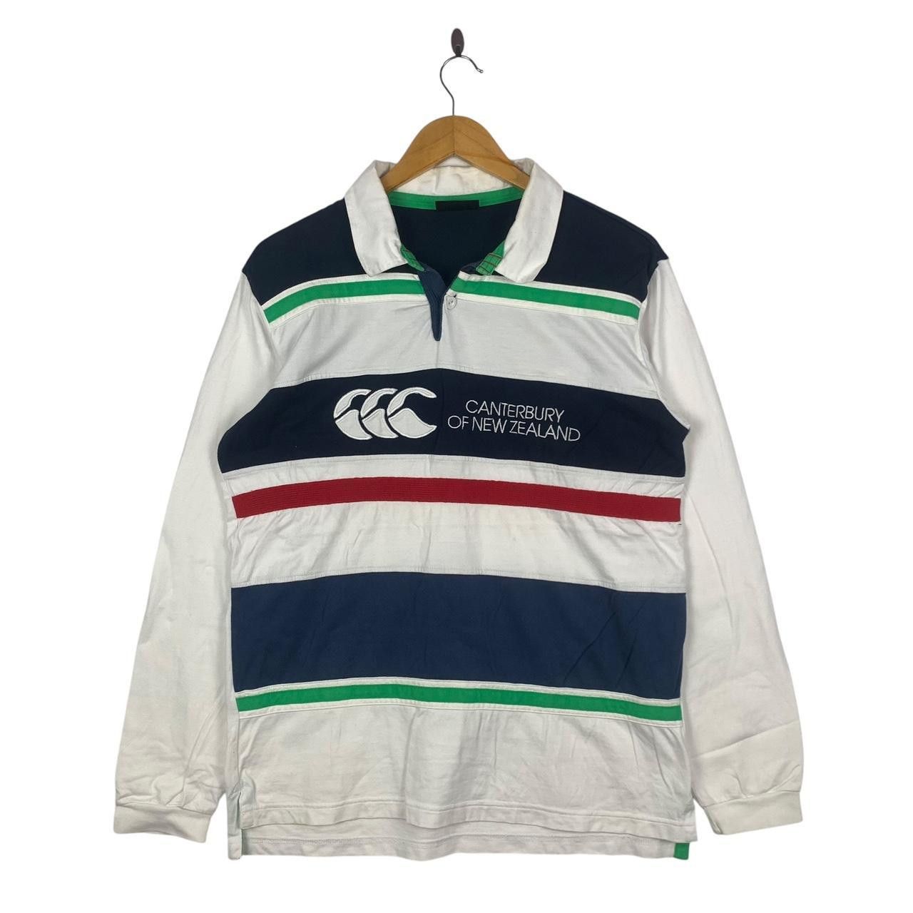 Canterbury of New Zealand CANTERBURY NEW ZEALAND Embroidered Logo Rugby Polo Tee Size US L / EU 52-54 / 3 - 1 Thumbnail