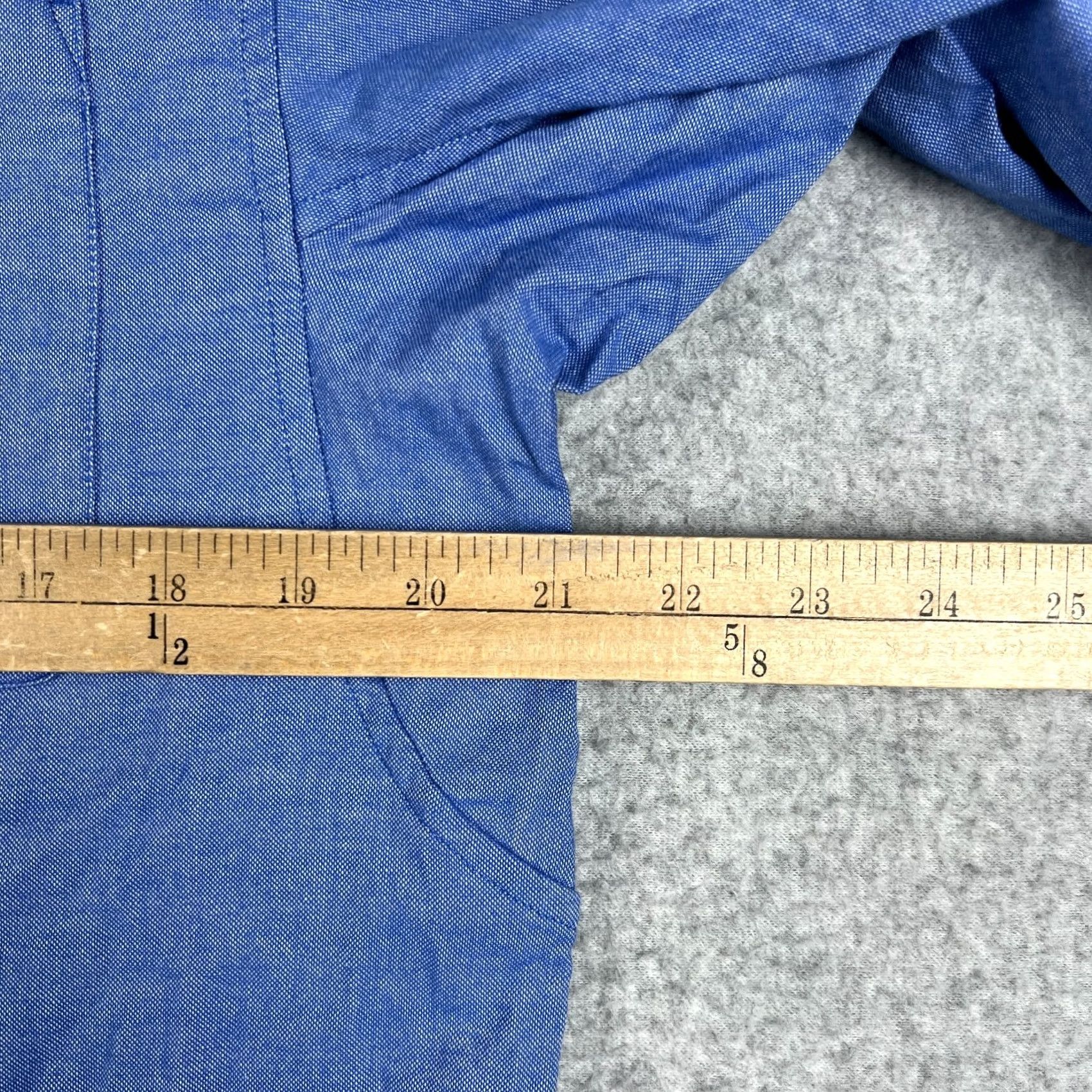 Lululemon Lululemon Commission Stretch Button Shirt Large Mens Blue Long Sleeve Size US L / EU 52-54 / 3 - 4 Thumbnail