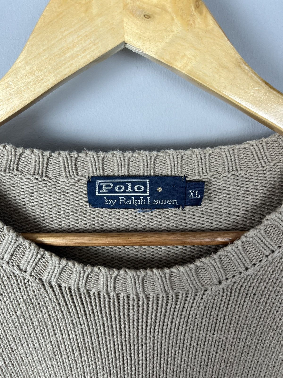 Polo Ralph Lauren × Ralph Lauren × Vintage Polo Ralph Lauren Vintage Retro Y2K Knitted Sweater Jumper Size US XL / EU 56 / 4 - 8 Thumbnail