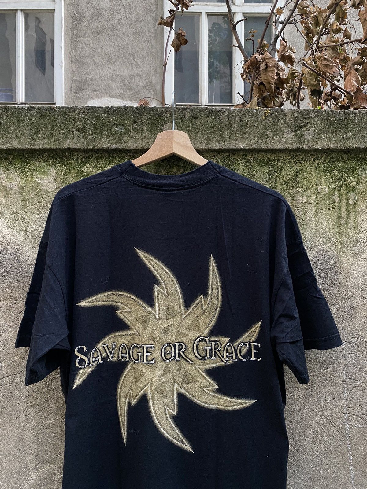 Band Tees × Vintage Vintage Sinister Savage Of Grace Rock T-Shirt Size US XL / EU 56 / 4 - 7 Thumbnail