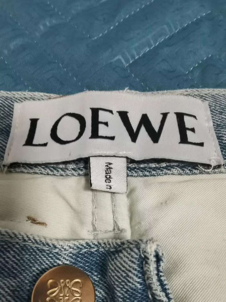 Loewe Loewe Lady's jeans with stone-washed blue finish Size 41" - 4 Thumbnail