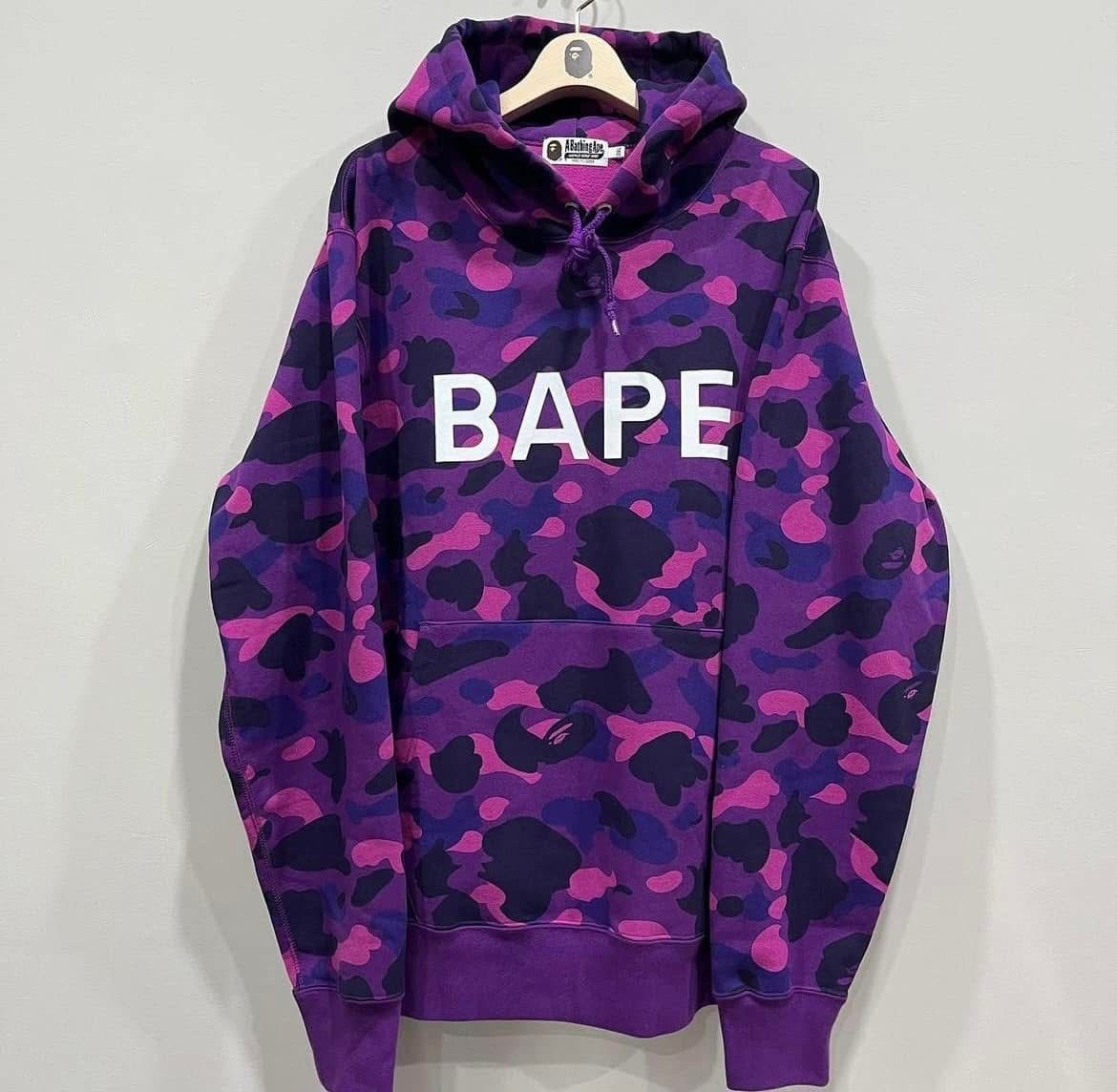 Bape COLOR CAMO PULLOVER HOODIE Grailed