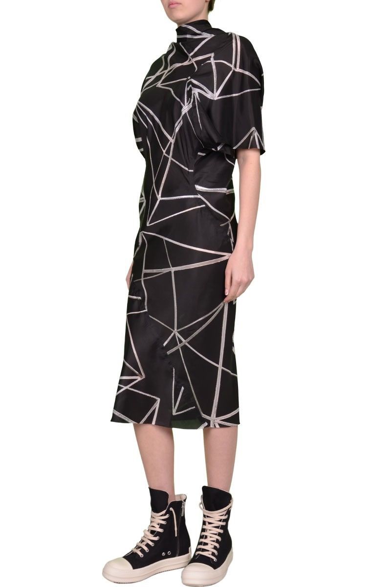 Rick Owens Last Rick Owens Fogachine Magnum Geometric Print Dress Size S / US 4 / IT 40 - 3 Thumbnail